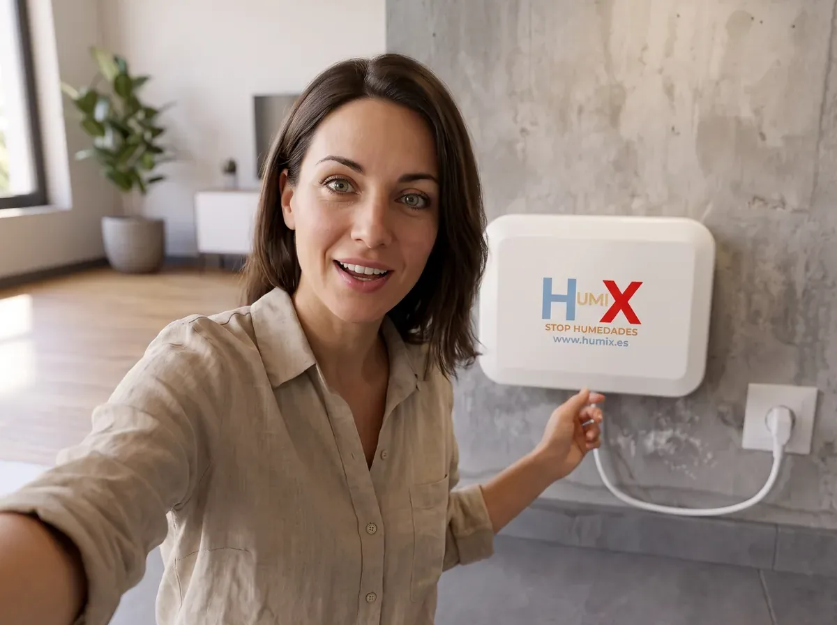 Técnico HUMIX Castilla y León en una vivienda con humedad